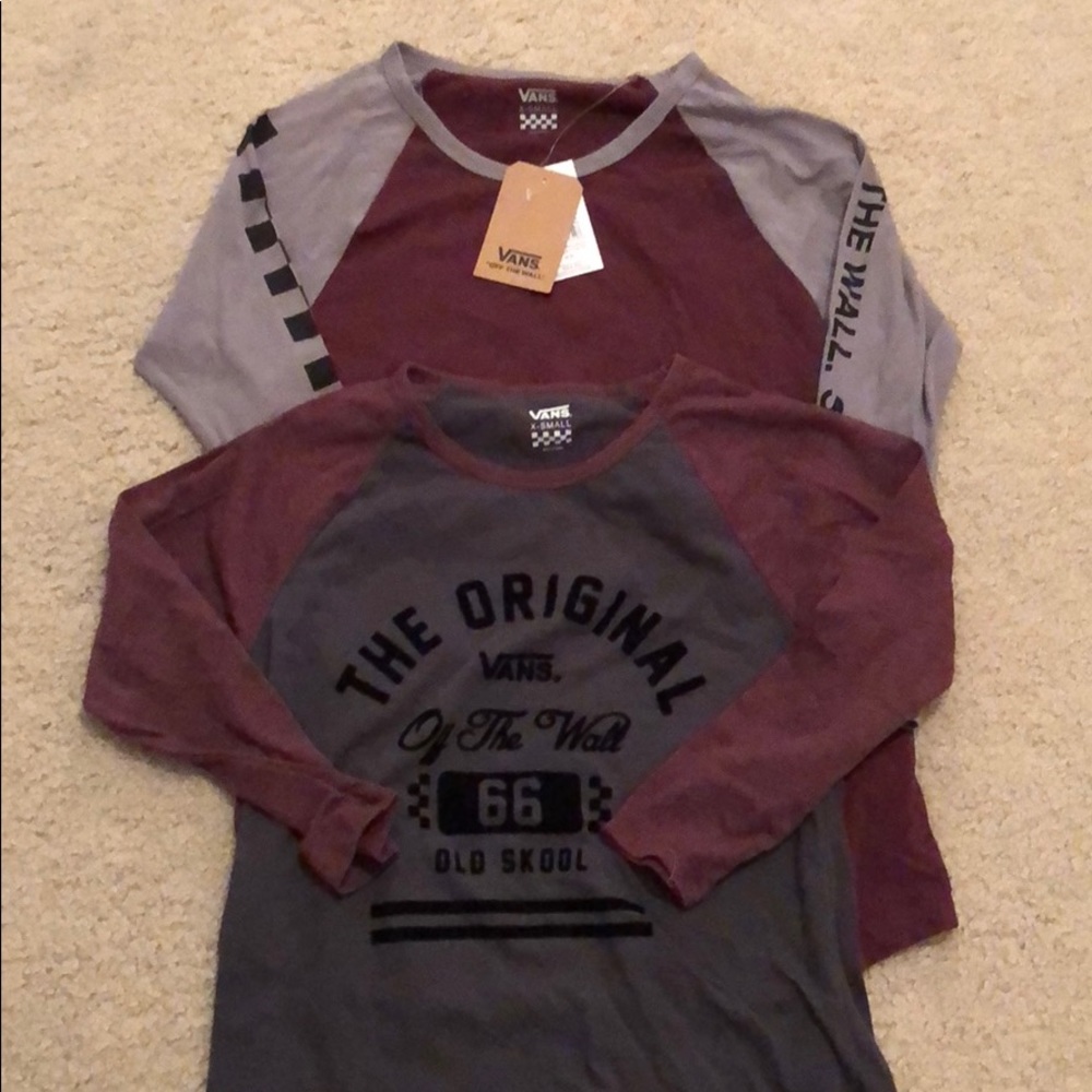Set of 2 Authentic Vans T-shirts